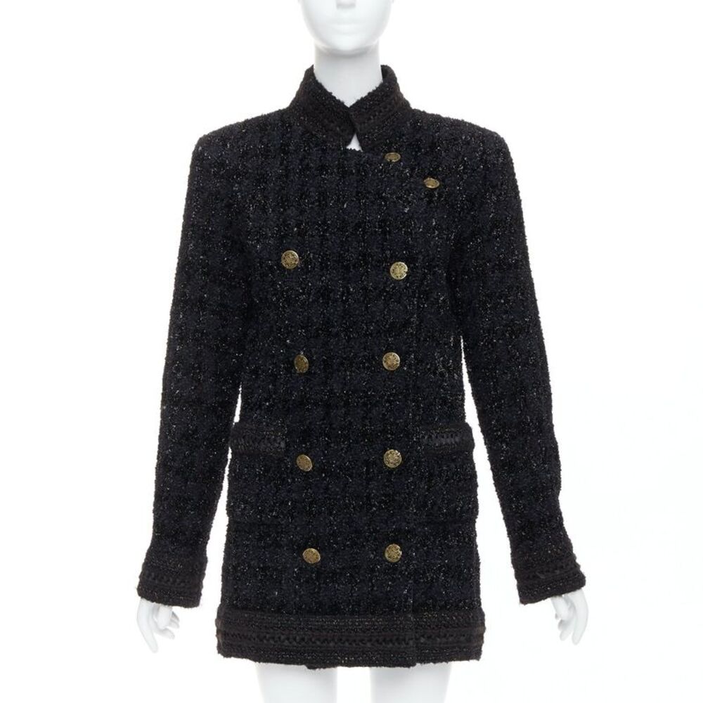 Chanel Checked Qipao Coat